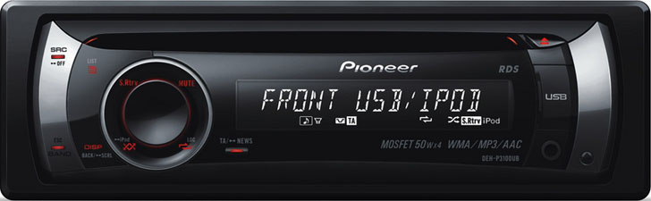 DEH-P3100UB PIONEER MP3,USB,iPod,Aux, 1 RCA (ΚΟΚ)